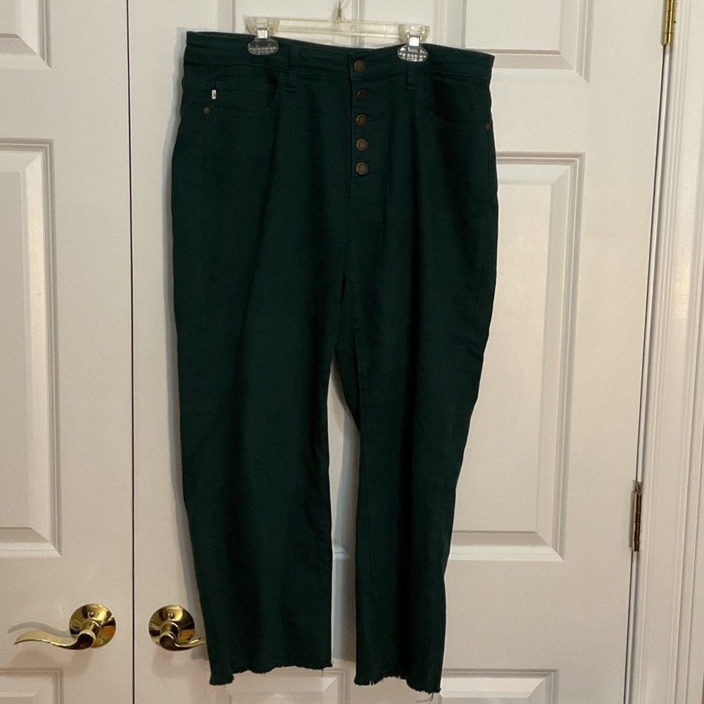 Judy Blue Forest Green Flare Jeans